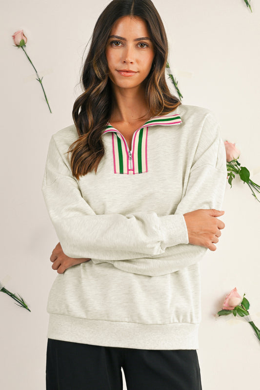 Esme Collared Pullover Sweatshirt