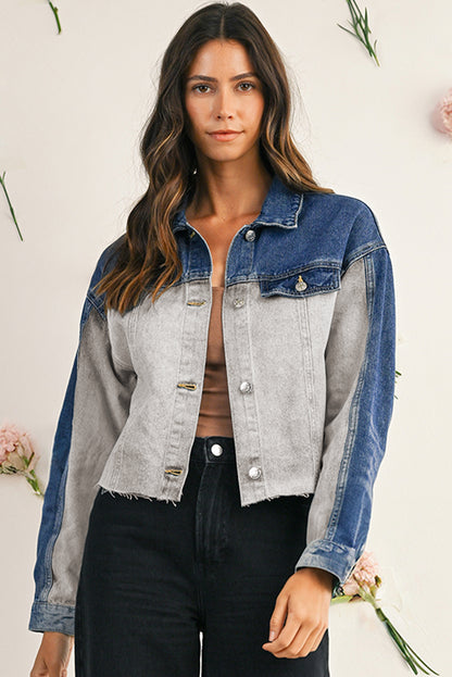 Nara Dual-tone Denim Jacket