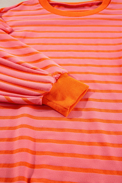 Mia Striped Oversized Sweatshirt