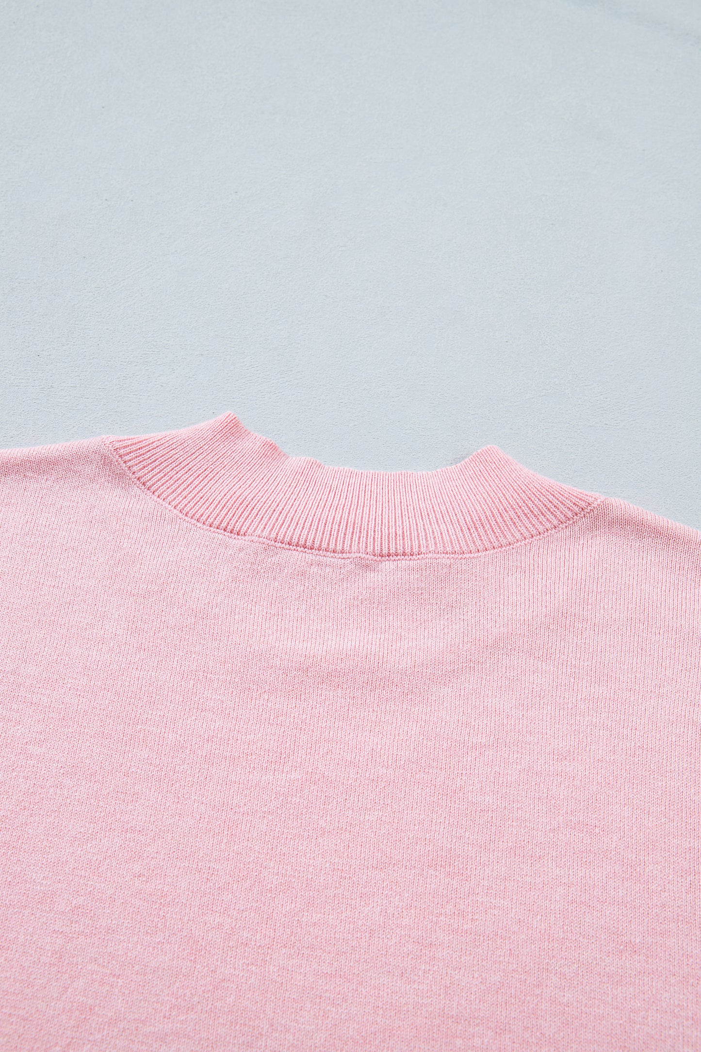 Ayra Contrast Wavy Trim Sweater Top
