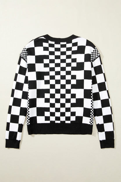 Kaya Checkered Sweater