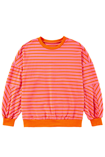 Mia Striped Oversized Sweatshirt