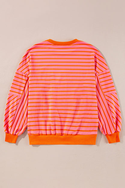 Mia Striped Oversized Sweatshirt