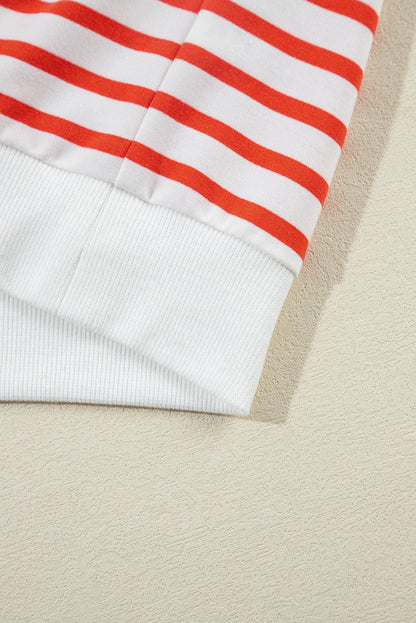 Mia Striped Oversized Sweatshirt