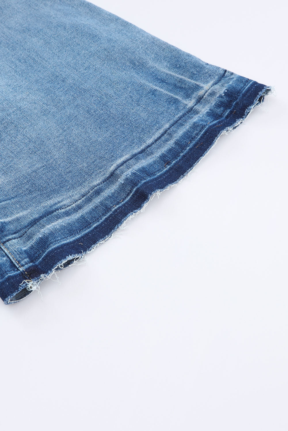 Icy Blue High Waisted Bell Bottom Jeans