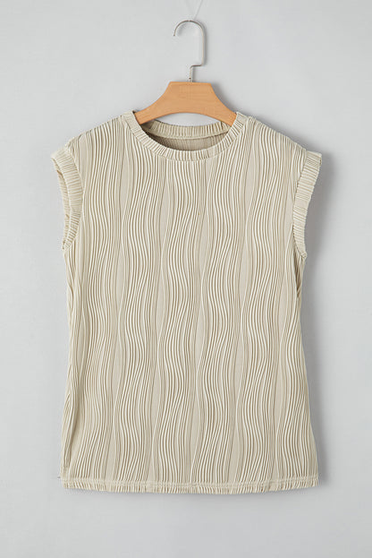 Hailey Wavy Textured Top