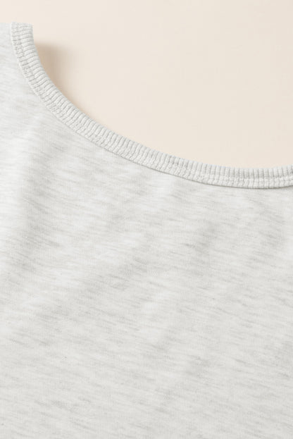 Ruffle Hem Mini Sweatshirt Dress