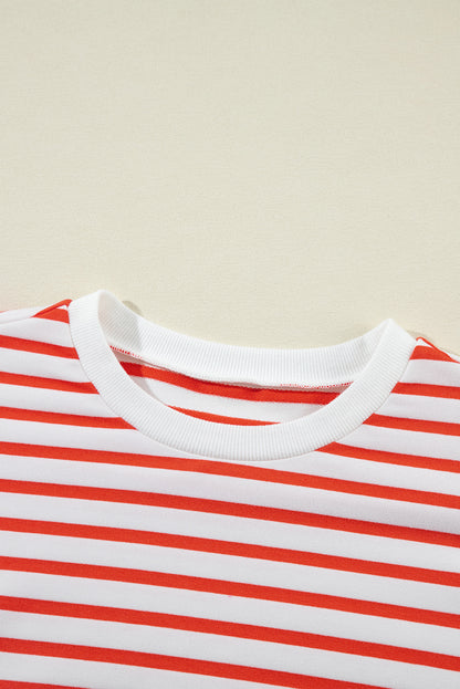 Mia Striped Oversized Sweatshirt
