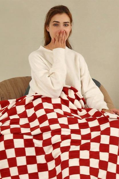 Checkerboard Flannel Blanket