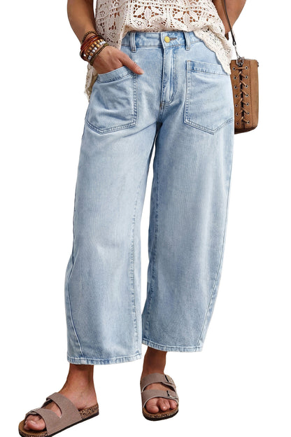 Celine Mid-rise Barrel Jeans