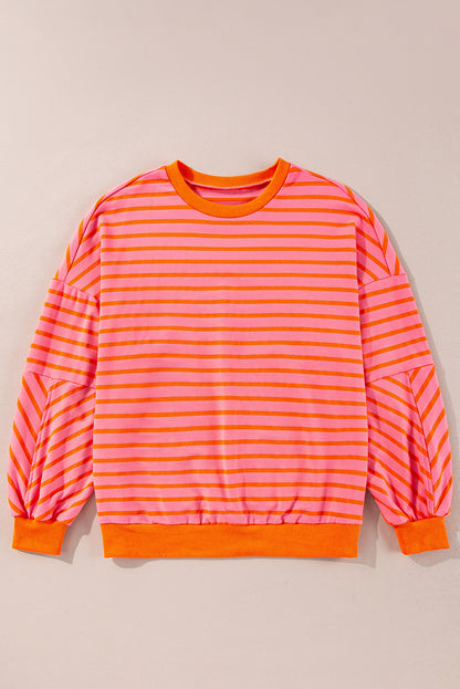 Mia Striped Oversized Sweatshirt