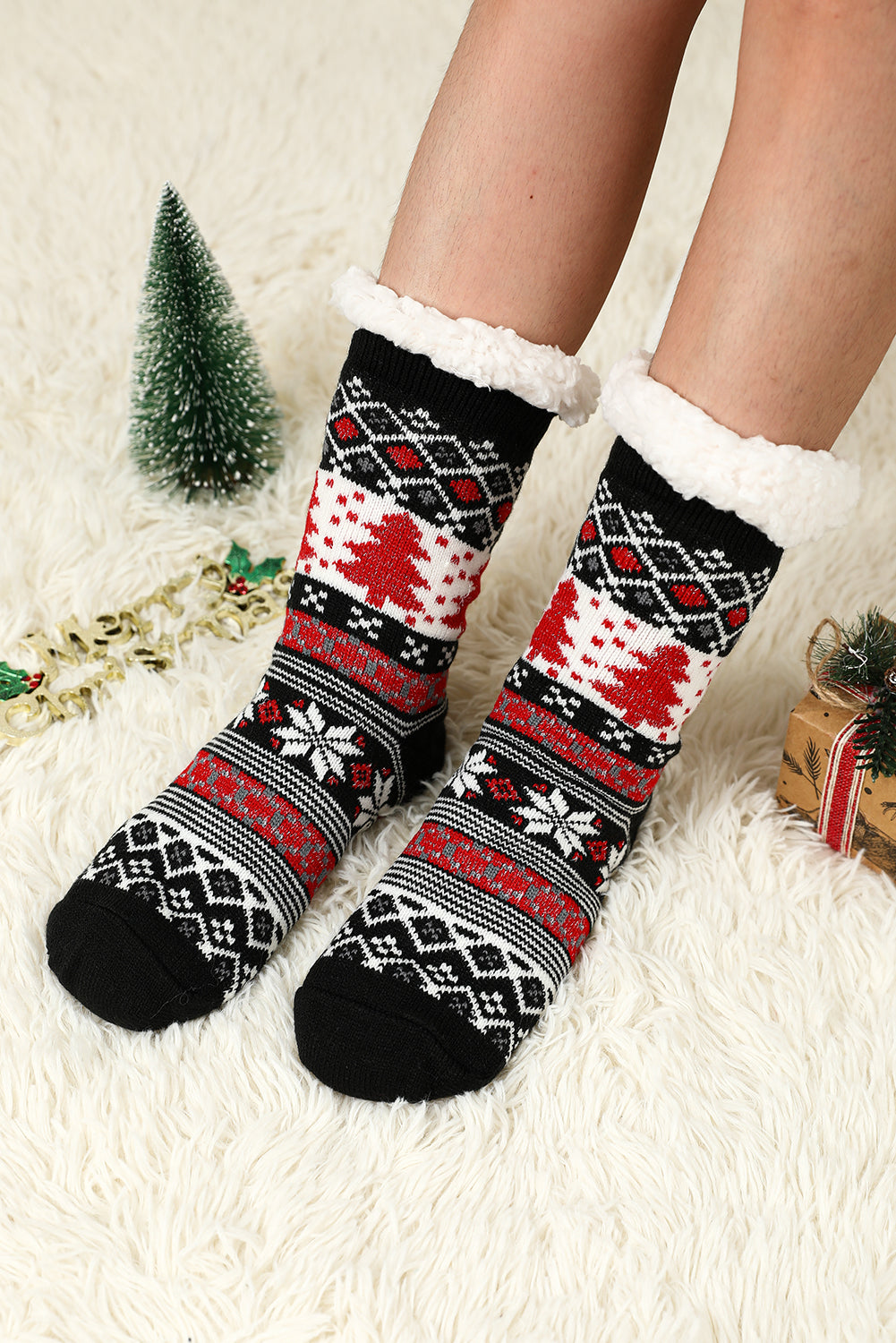 Festive Holidays Cozy Socks