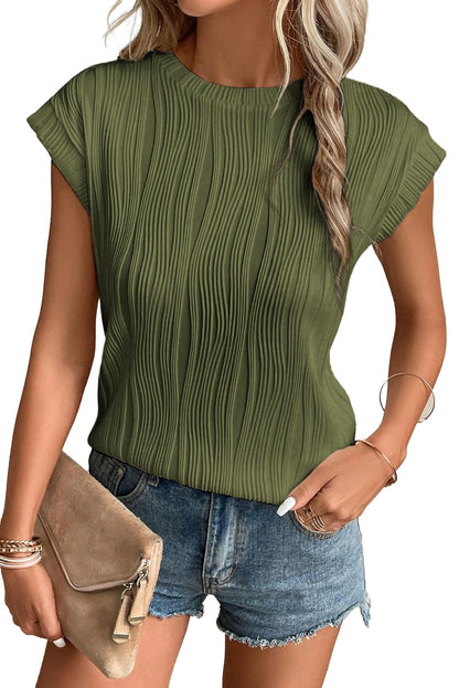 Hailey Wavy Textured Top