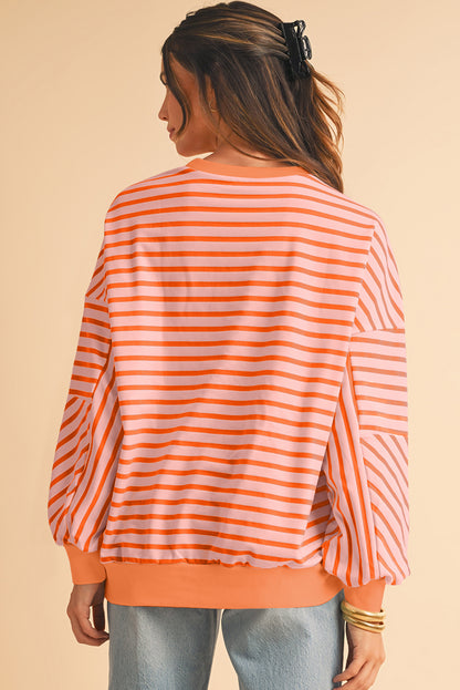 Mia Striped Oversized Sweatshirt