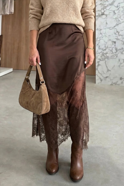 Sienna Lace Shift Skirt