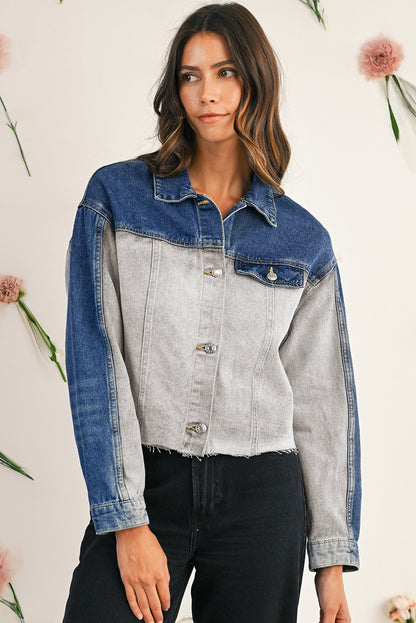 Nara Dual-tone Denim Jacket