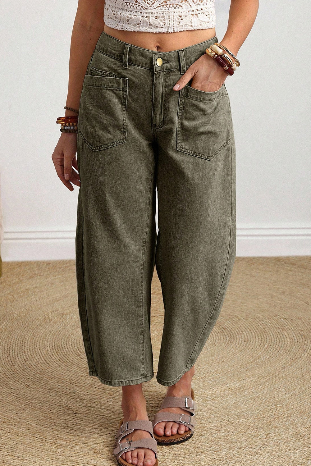 Celine Mid-rise Barrel Jeans