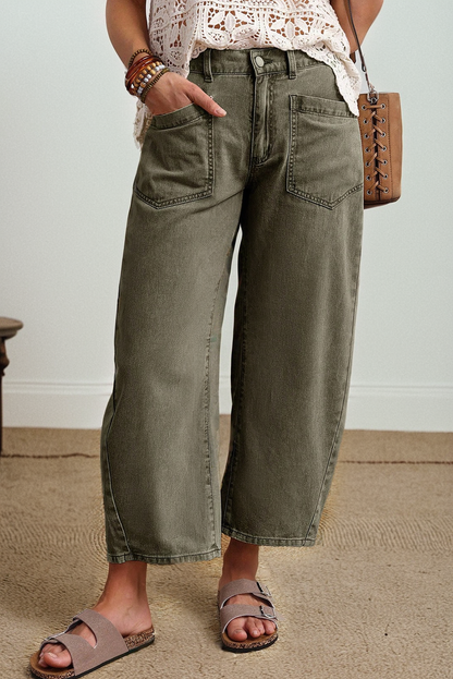 Celine Mid-rise Barrel Jeans
