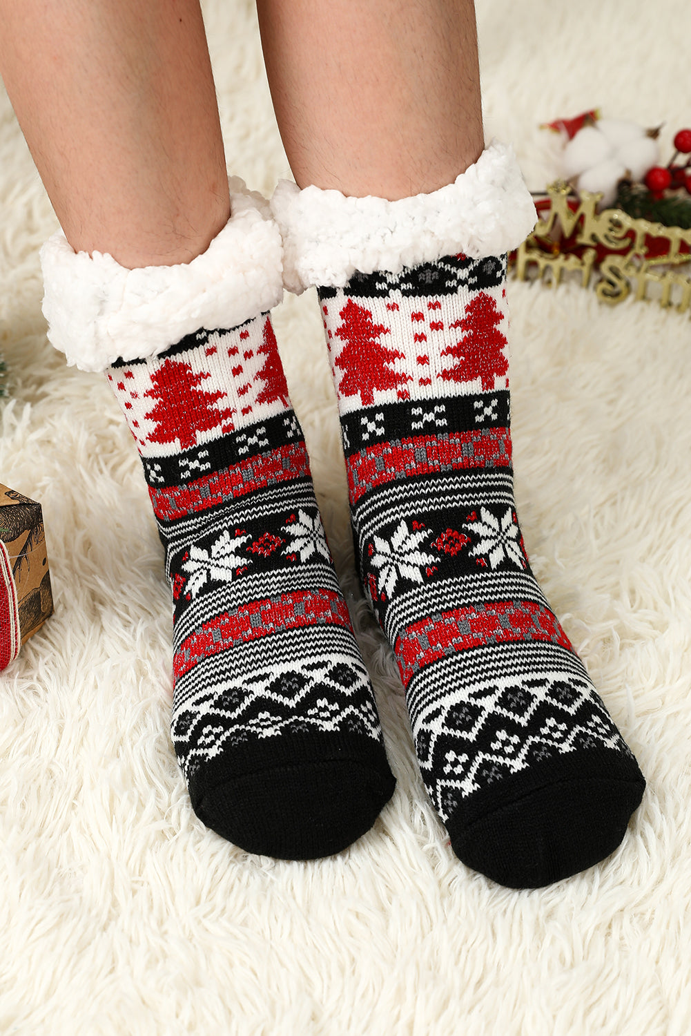 Festive Holidays Cozy Socks