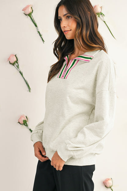 Esme Collared Pullover Sweatshirt