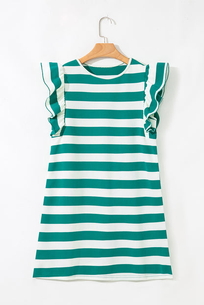 Aven Flutter Sleeve Mini Dress