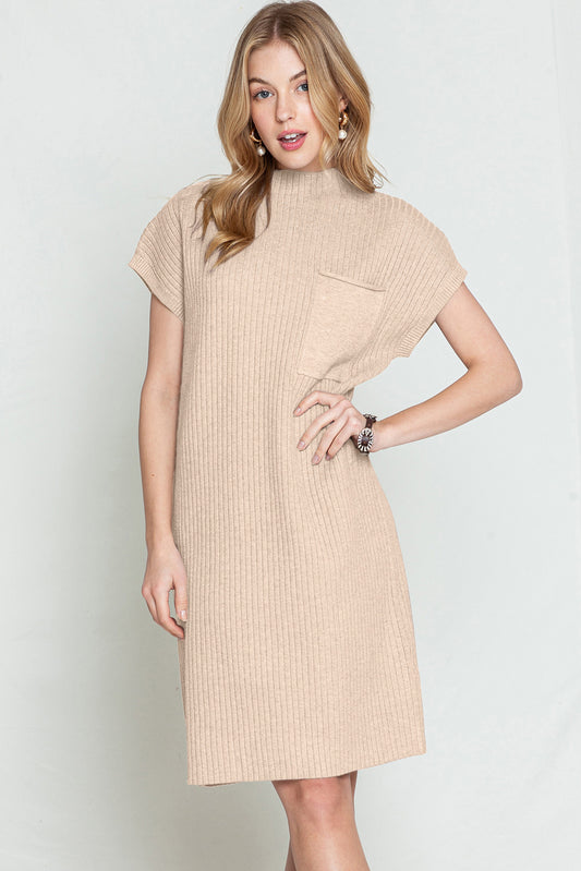 Eleni Ribbed Sweater Dress