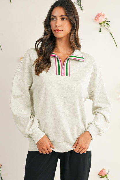 Esme Collared Pullover Sweatshirt