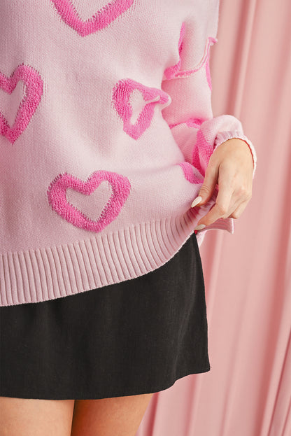 Verena Heart Oversized Sweater