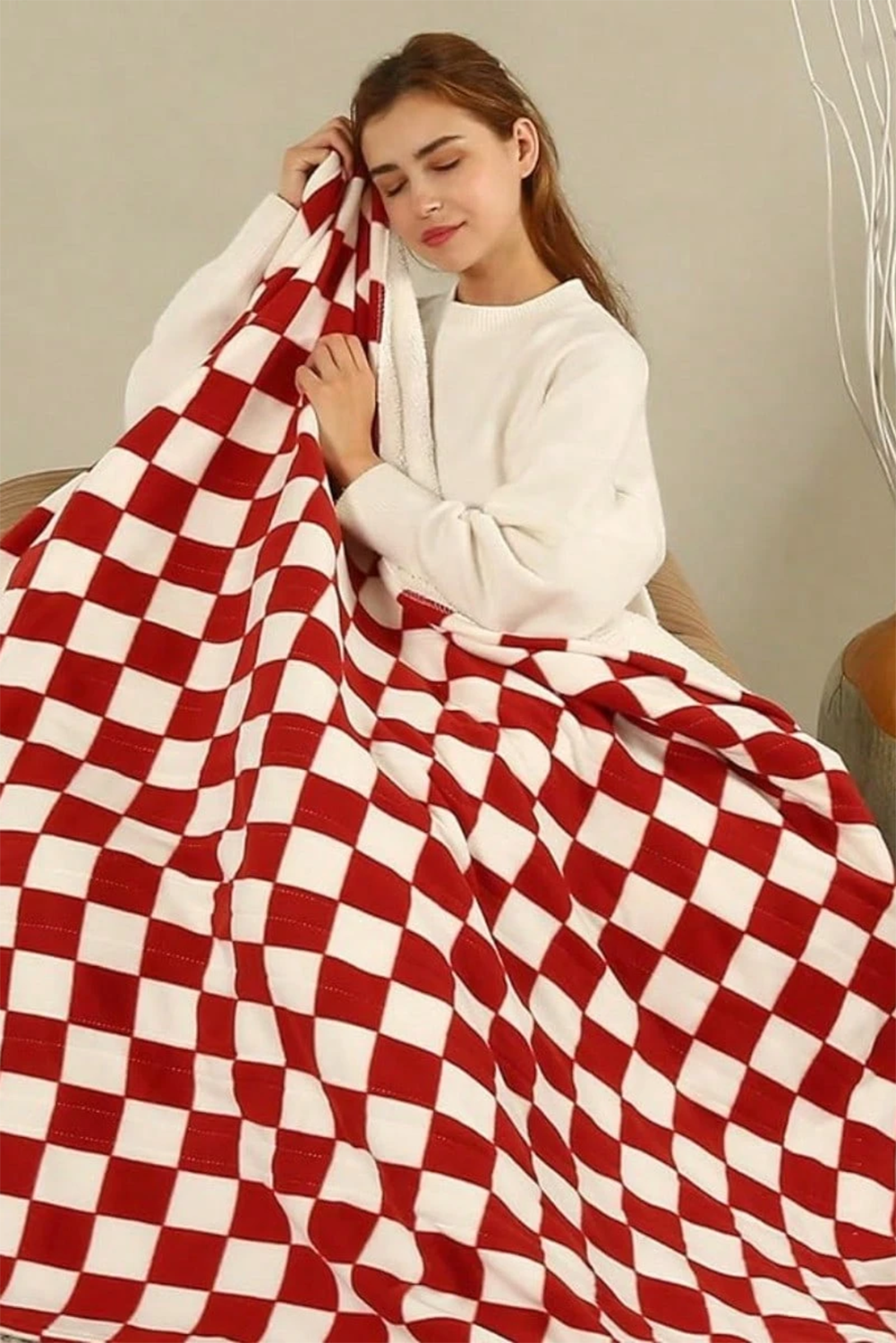 Checkerboard Flannel Blanket