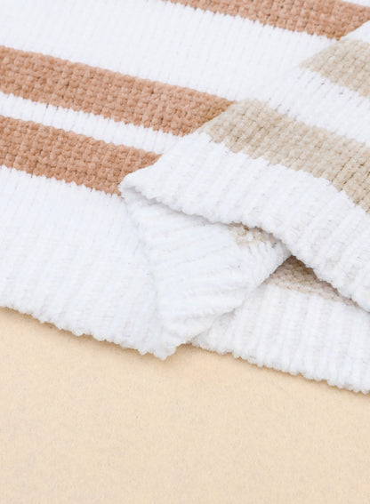 Nia Striped Colour-block Sweater