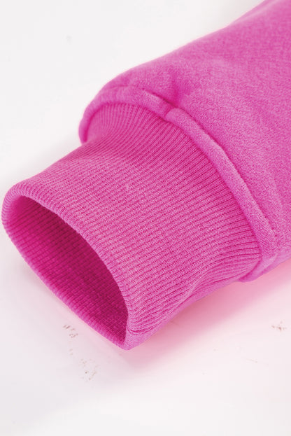 Sunset Pink Colorblock Sweatshirt
