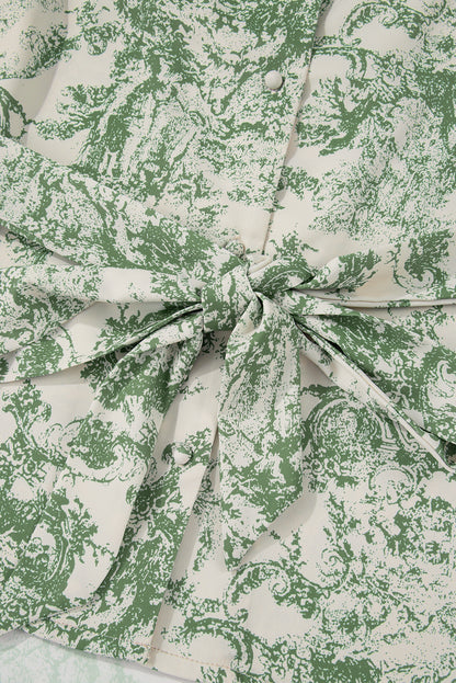 Viridis V-Neck Button Shirt