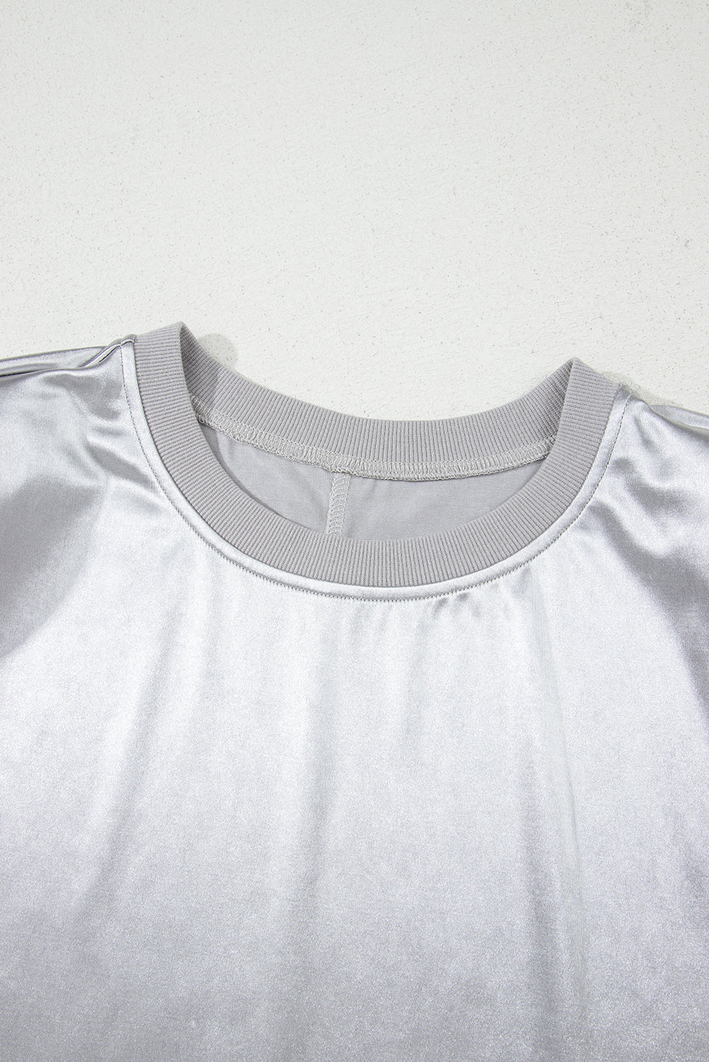 Sylvia Solid Sleeveless Round Neck Tee