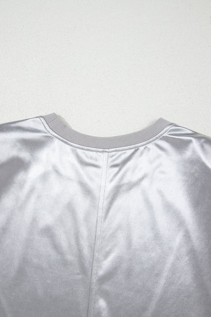 Sylvia Solid Sleeveless Round Neck Tee