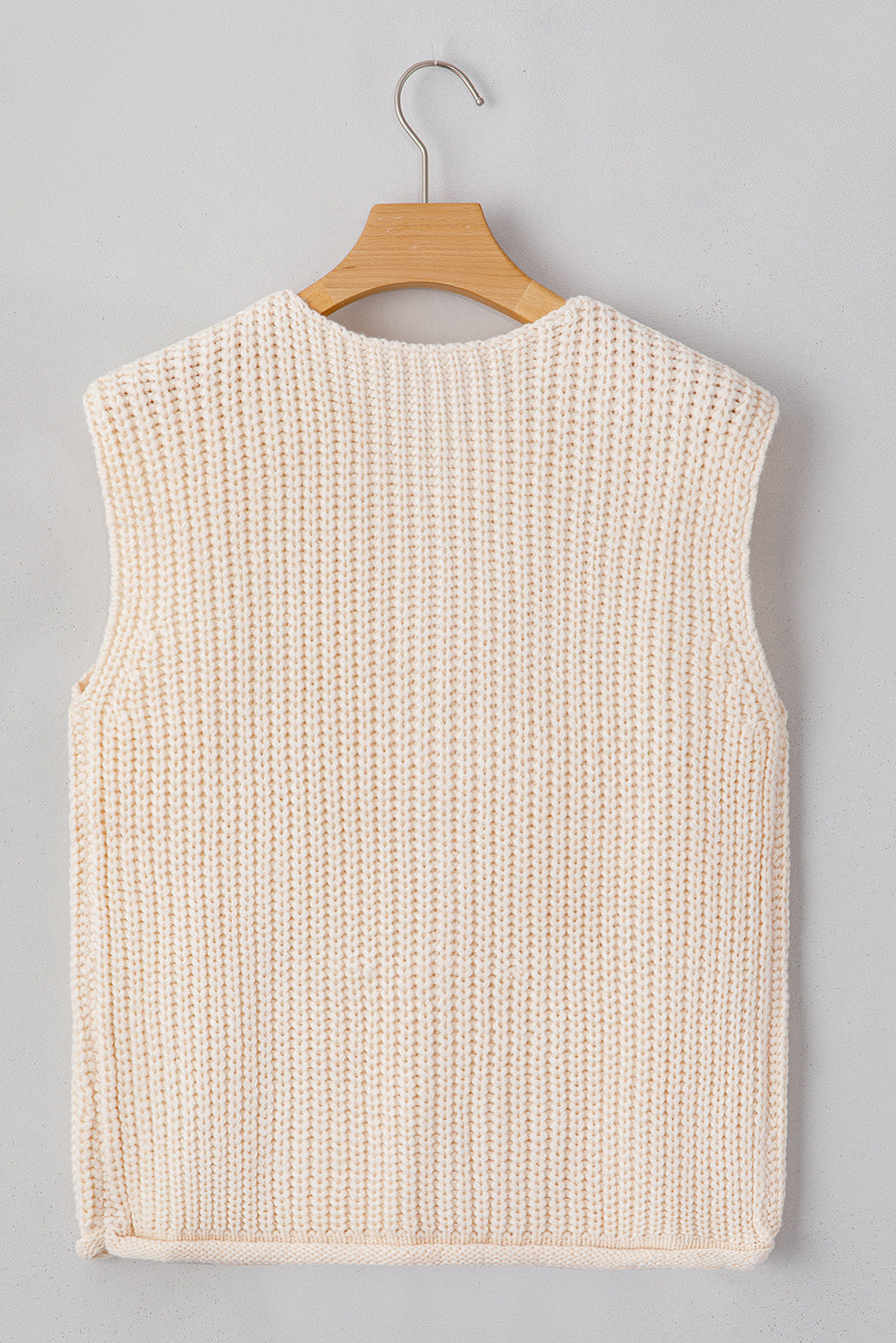Saphira Knit Buttoned Sweater Vest