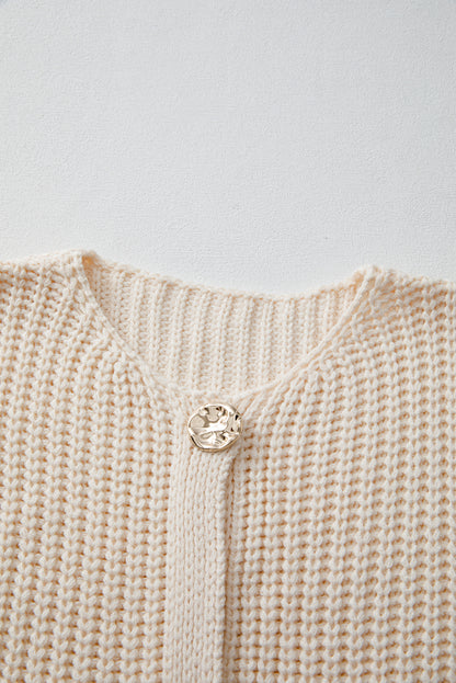 Saphira Knit Buttoned Sweater Vest