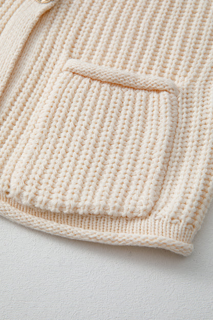 Saphira Knit Buttoned Sweater Vest