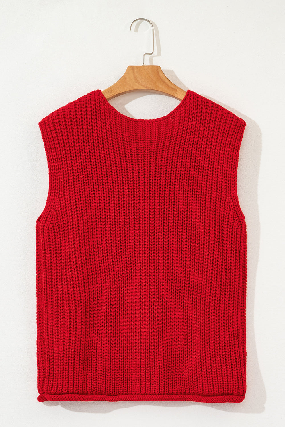 Saphira Knit Buttoned Sweater Vest