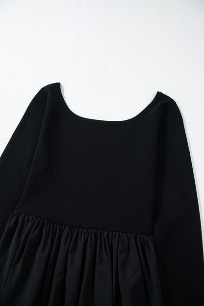 Ciara Long Sleeve Peplum Knit Top