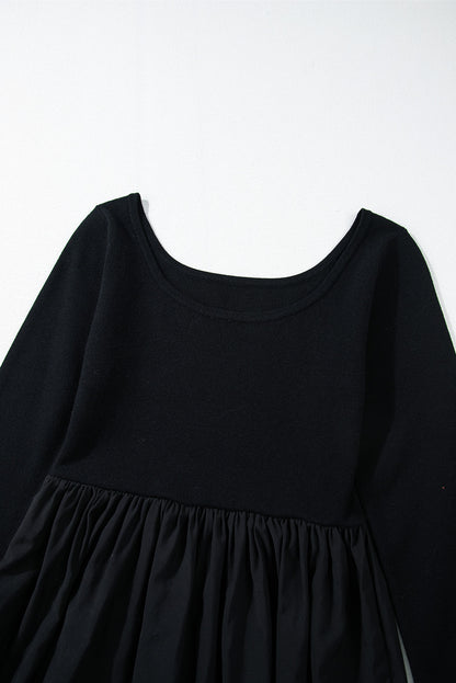 Ciara Long Sleeve Peplum Knit Top