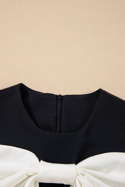 Noir Bow Little Black Dress
