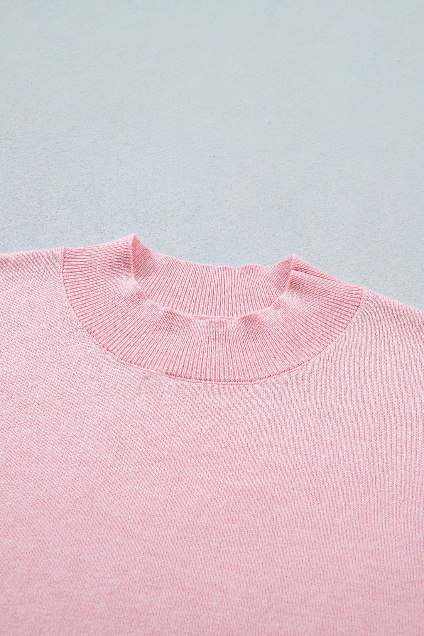Ayra Contrast Wavy Trim Sweater Top