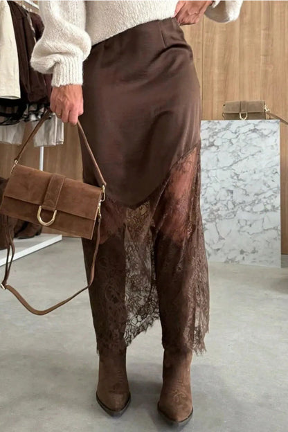 Sienna Lace Shift Skirt