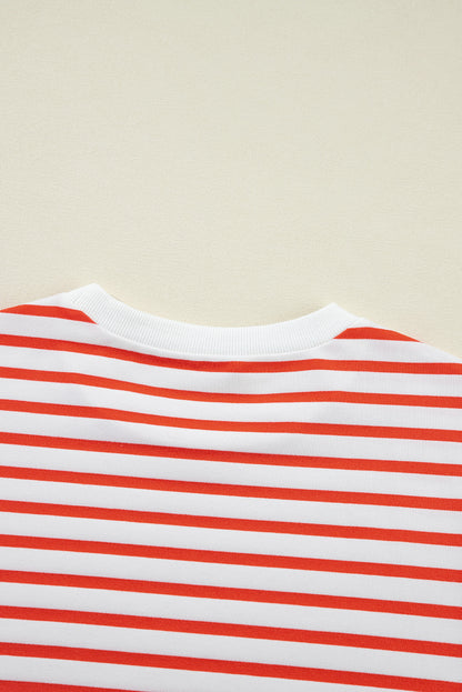 Mia Striped Oversized Sweatshirt