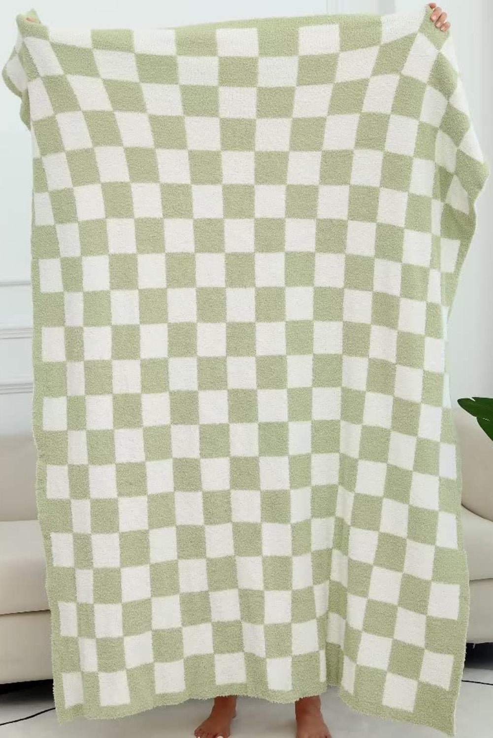 Checkerboard Flannel Blanket