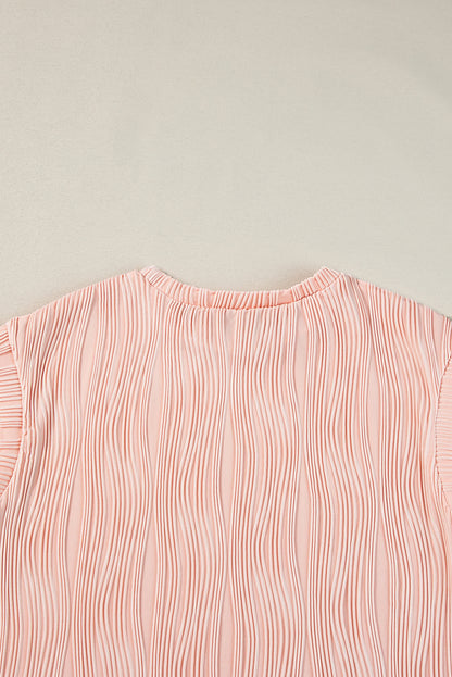 Hailey Wavy Textured Top