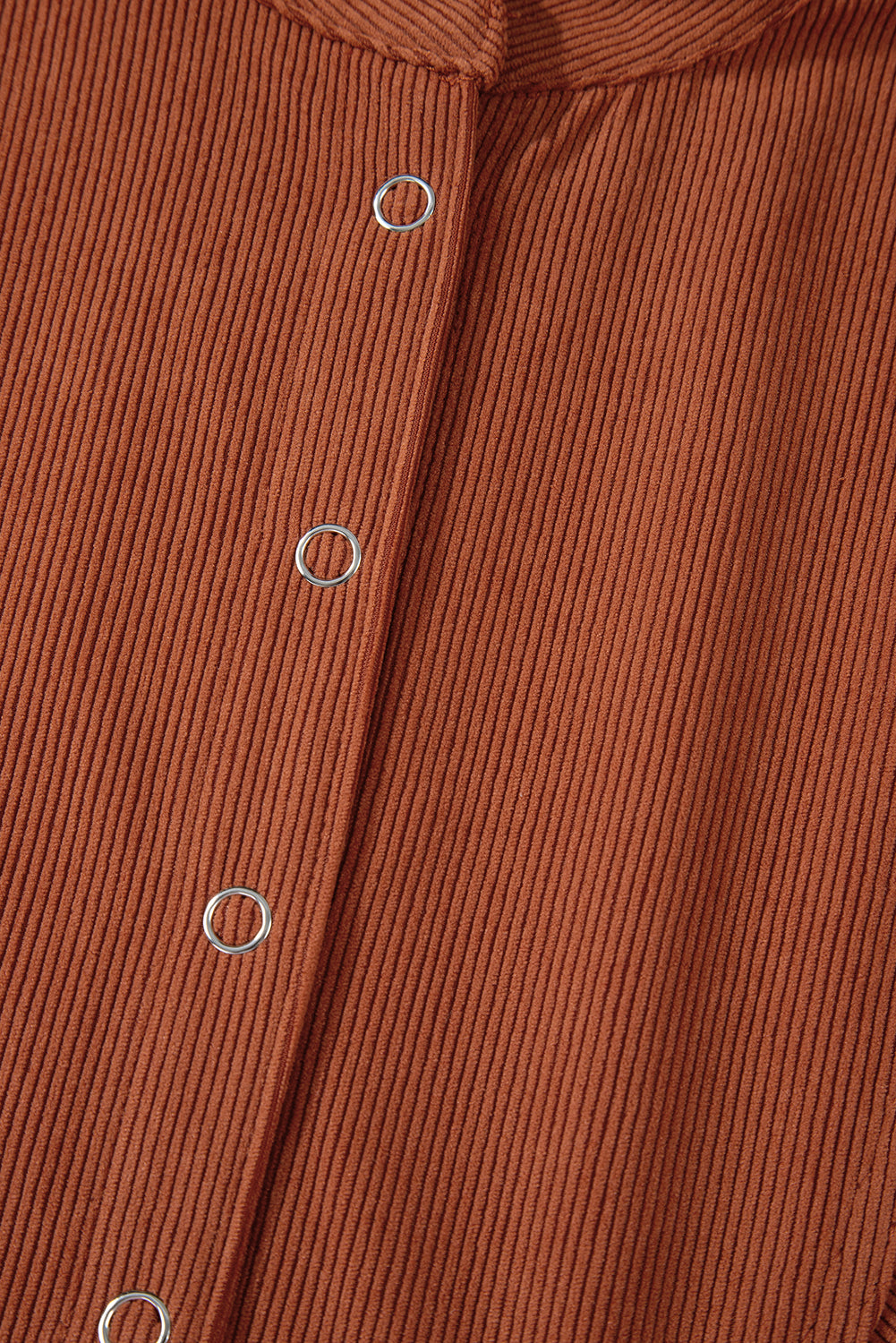 Corduroy Empire Waist Lantern Sleeve Dress