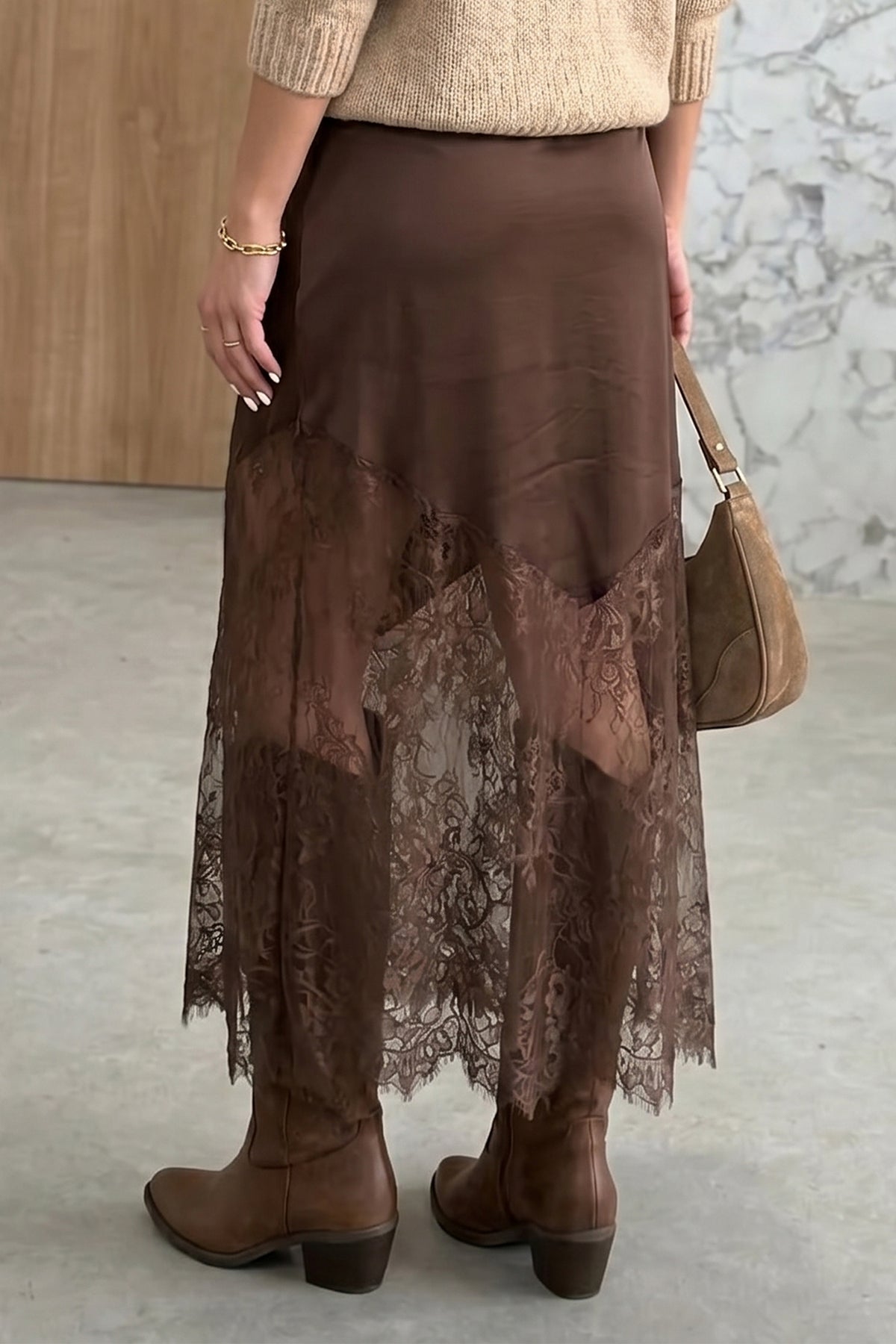 Sienna Lace Shift Skirt