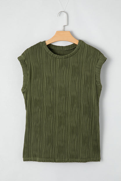 Hailey Wavy Textured Top