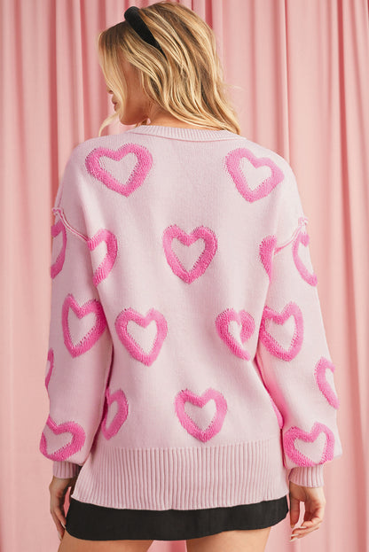 Verena Heart Oversized Sweater